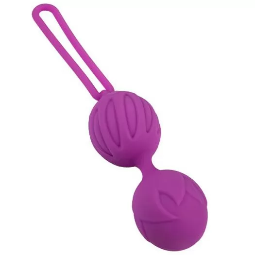 ВАГИНАЛЬНЫЕ ШАРИКИ GEISHA LASTIC BALL S (ФИОЛЕТОВЫЕ). Вид 1.