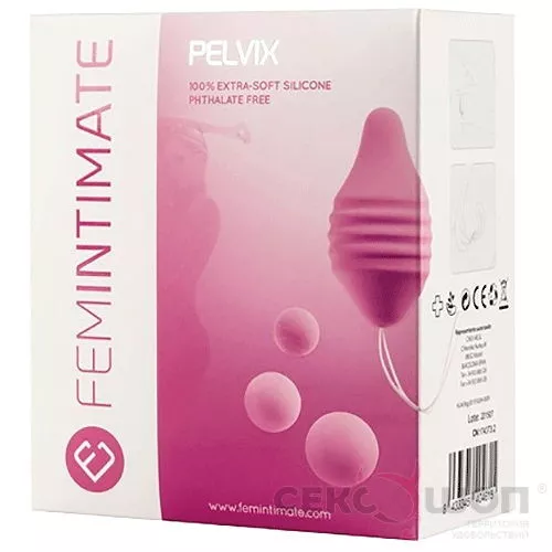 ОРИГИНАЛЬНЫЙ НАБОР ВАГИНАЛЬНЫХ ШАРИКОВ FEMINTIMATE PELVIX. Вид 6.