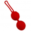 ВАГИНАЛЬНЫЕ ШАРИКИ GEISHA LASTIC BALL L (КРАСНЫЕ). Вид 1.