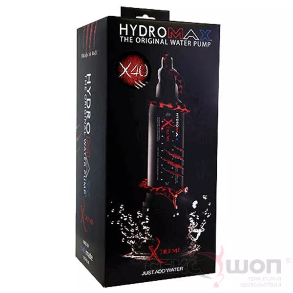 ГИДРОПОМПА ДЛЯ ЧЛЕНА BATHMATE HYDROMAX X40 XTREME. Вид 2.