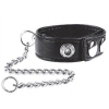 УТЯЖКА НА ПЕНИС С ПОВОДКОМ SNAP COCK RING WITH 12  LEASH. Вид 1.
