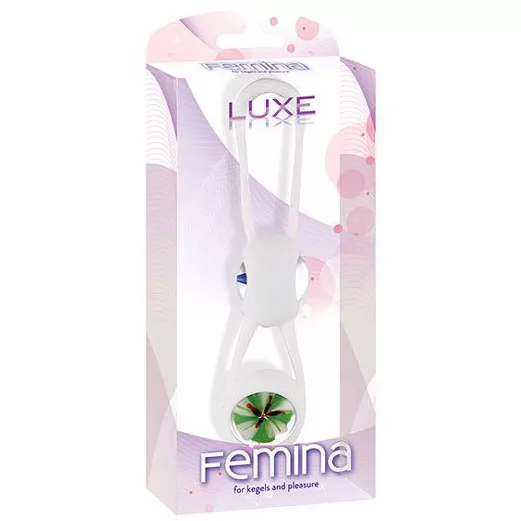 СТЕКЛЯННЫЕ ШАРИКИ LUXE FEMINA В СИЛИКОНОВОЙ ОБОЛОЧКЕ. Вид 2.