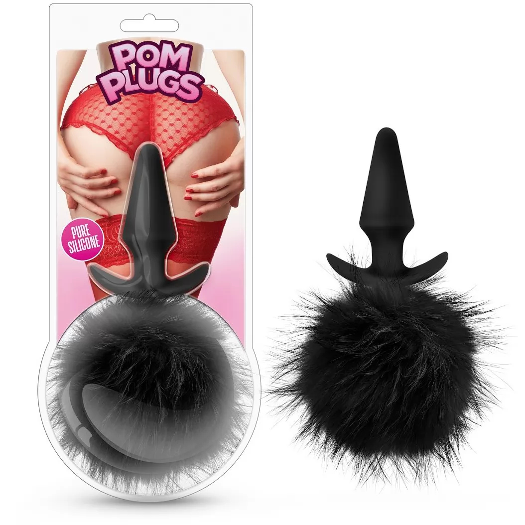 СИЛИКОНОВАЯ АНАЛЬНАЯ ПРОБКА FUR POM POM. Вид 2.