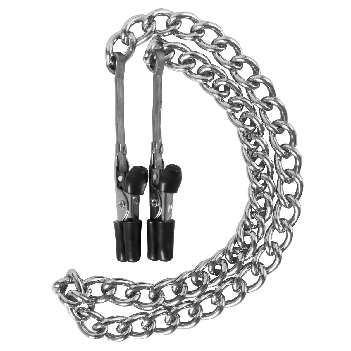 ЗАЖИМЫ НА СОСКИ MINI MUNCHERS NIPPLE CLAMPS С ЦЕПЬЮ. Вид 1.