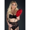СТЕК С БОЛЬШИМ КРАСНЫМ ПЕРОМ LARGE FEATHER TICKLER (65 СМ). Вид 2.