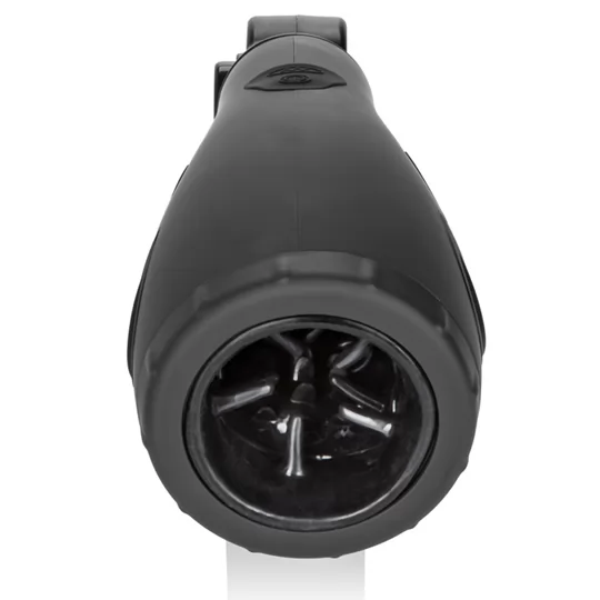 СЕРЫЙ МАСТУРБАТОР С ВИБРАЦИЕЙ APOLLO HYDRO POWER STROKER. Вид 3.
