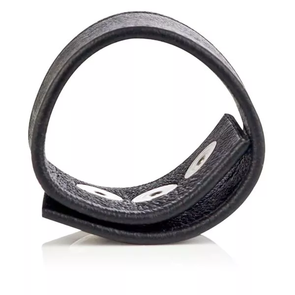 КОЖАНАЯ УТЯЖКА ДЛЯ ПЕНИСА DOUBLE WIDE LEATHER STRAP. Вид 2.