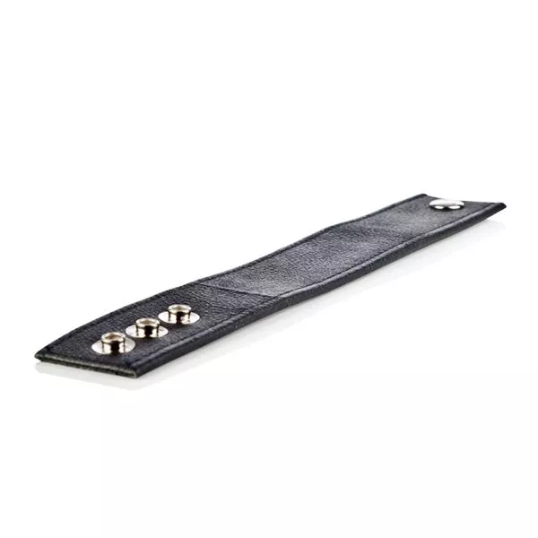КОЖАНАЯ УТЯЖКА ДЛЯ ПЕНИСА DOUBLE WIDE LEATHER STRAP. Вид 3.