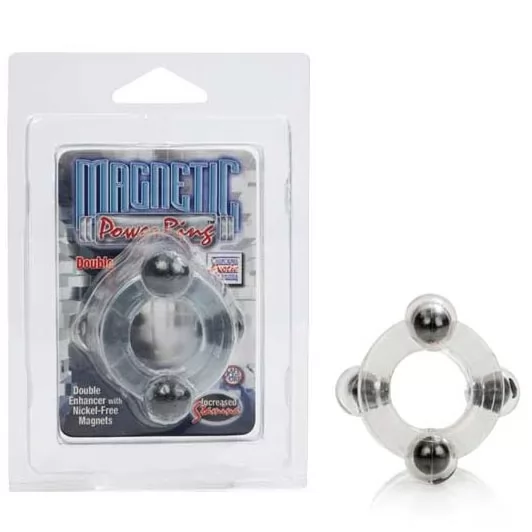 ДВОЙНОЕ ЭРЕКЦИОННОЕ КОЛЬЦО С МАГНИТАМИ MAGNETIC POWER RING. Вид 3.