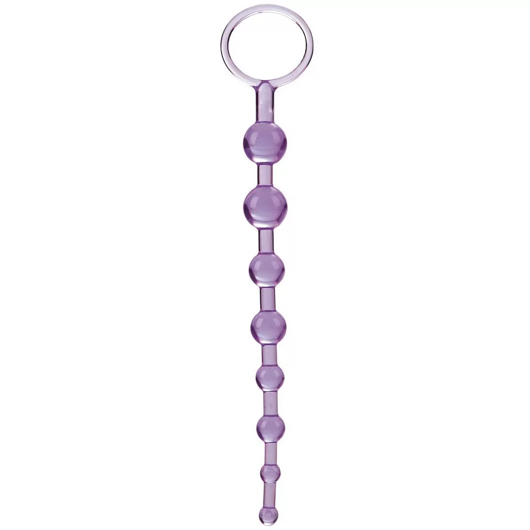 ФИОЛЕТОВАЯ АНАЛЬНАЯ ЦЕПОЧКА FIRST TIME LOVE BEADS. Вид 1.