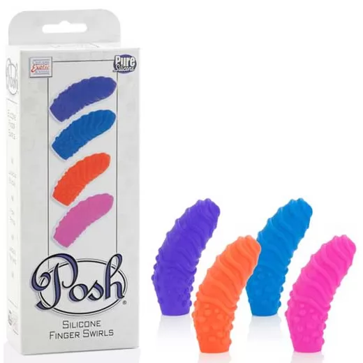 НАБОР POSH SILICONE FINGER TEASERS SWIRLS. Вид 4.