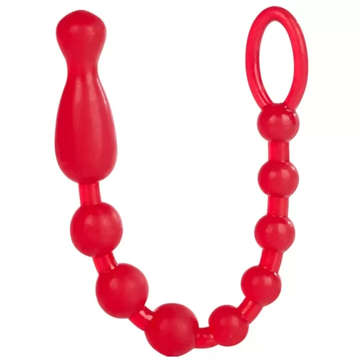 КРАСНАЯ АНАЛЬНАЯ ЦЕПОЧКА COLT MAX BEADS. Вид 1.