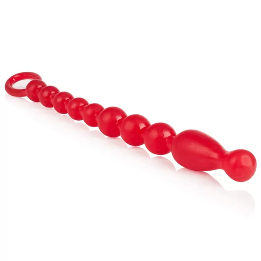 КРАСНАЯ АНАЛЬНАЯ ЦЕПОЧКА COLT MAX BEADS. Вид 3.