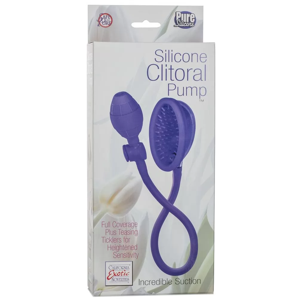 ФИОЛЕТОВАЯ ПОМПА ДЛЯ КЛИТОРА SILICONE CLITORAL PUMP. Вид 4.