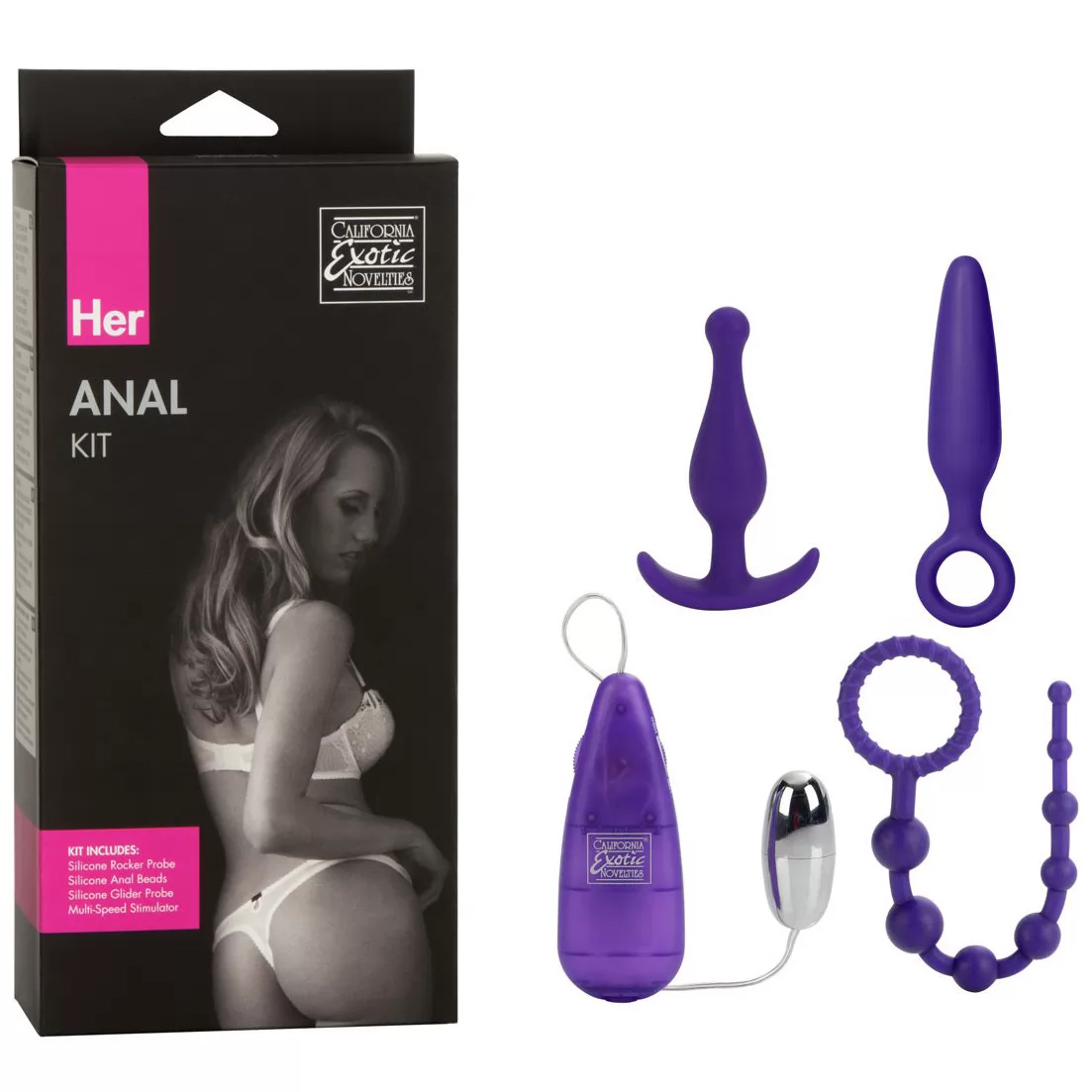 НАБОР ДЛЯ АНАЛЬНОЙ СТИМУЛЯЦИИ HER ANAL KIT. Вид 2.