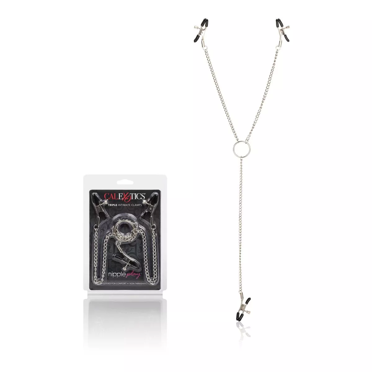 ЗАЖИМЫ НА СОСКИ С ЦЕПОЧКОЙ TRIPLE INTIMATE CLAMPS. Вид 4.