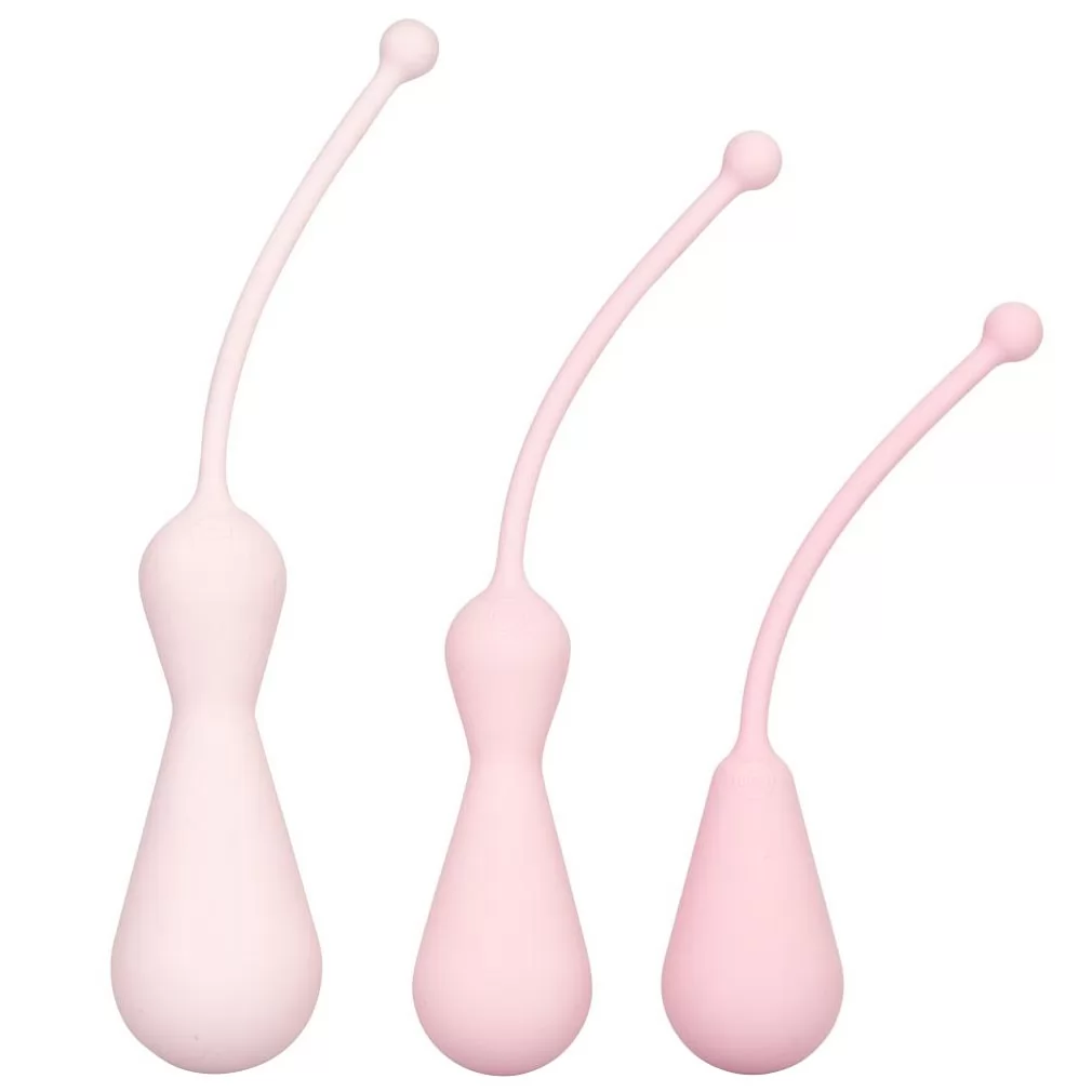 НАБОР ИЗ 3-Х ВАГИНАЛЬНЫХ КЕГЕЛЬ - МАССАЖЁРОВ KEGEL TRAINING KIT. Вид 1.