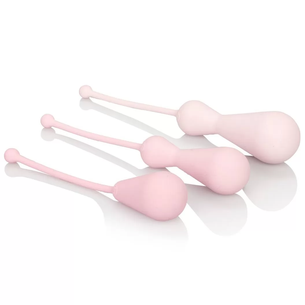 НАБОР ИЗ 3-Х ВАГИНАЛЬНЫХ КЕГЕЛЬ - МАССАЖЁРОВ KEGEL TRAINING KIT. Вид 2.