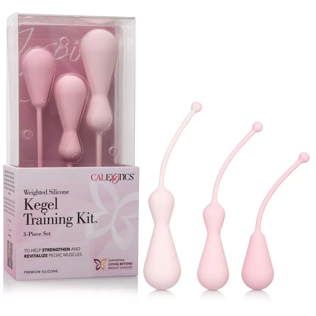 НАБОР ИЗ 3-Х ВАГИНАЛЬНЫХ КЕГЕЛЬ - МАССАЖЁРОВ KEGEL TRAINING KIT. Вид 4.
