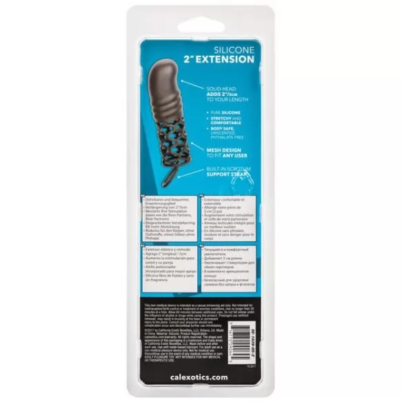 УДЛИНИТЕЛЬ ЧЛЕНА С ФИКСАЦИЕЙ SILICONE 2  EXTENSION (ПЛЮС 5 СМ). Вид 5.
