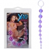 ФИОЛЕТОВАЯ АНАЛЬНАЯ ЦЕПОЧКА X-10 BEADS. Вид 4.