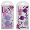 ФИОЛЕТОВЫЕ ВАГИНАЛЬНЫЕ ШАРИКИ LIA LOVE BALLS. Вид 3.
