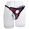 АТЛАСНЫЕ СТРИНГИ ДЛЯ СТРАПОНА SCANDAL THONG HARNESS. Вид 1.