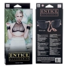 ЧЕРНЫЕ МЯГКИЕ НАРУЧНИКИ ENTICE FRENCH CUFFS С ЦЕПЬЮ. Вид 2.