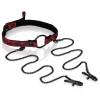 КЛЯП-РАМКА С ЗАЖИМАМИ НА СОСКИ SCANDAL OPEN MOUTH GAG WITH CLAMPS. Вид 1.