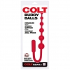 КРАСНЫЙ АНАЛЬНЫЙ СТИМУЛЯТОР COLT BUDDY BALLS. Вид 2.