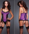БЮСТЬЕ С КРУЖЕВНЫМИ ВСТАВКАМИ VIOLET FLOWER (S). Вид 3.