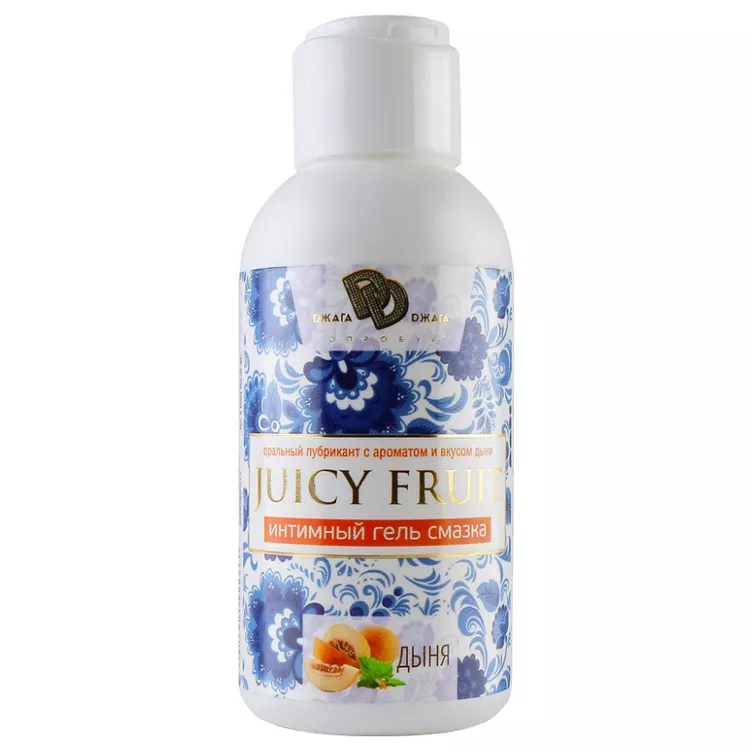 ОРАЛЬНАЯ СМАЗКА JUICY FRUIT СО ВКУСОМ ДЫНИ (100 МЛ). Вид 1.