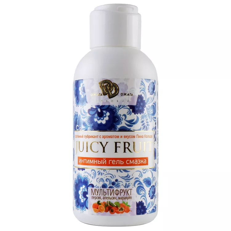 ОРАЛЬНАЯ СМАЗКА МУЛЬТИФРУКТ JUICY FRUIT (100 МЛ). Вид 1.