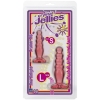 НАБОР ИЗ ДВУХ РОЗОВЫХ АНАЛЬНЫХ ВТУЛОК CRYSTAL JELLIES ANAL TRAINER KIT. Вид 2.