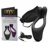 ЧЁРНЫЙ ВИБРАТОР ДЛЯ ПАР TRYST MULTI EROGENOUS ZONE MASSAGER. Вид 4.