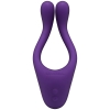 ФИОЛЕТОВЫЙ ВИБРАТОР ДЛЯ ПАР TRYST MULTI EROGENOUS ZONE MASSAGER. Вид 1.