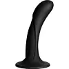 ЧЕРНАЯ ИЗОГНУТАЯ НАСАДКА VAC-U-LOCK G-SPOT 16,5 СМ. Вид 1.