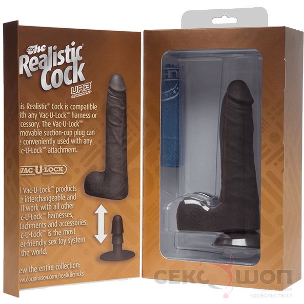 Фаллоимитатор Realistic Cock Vac-U-Lock. Вид 4.