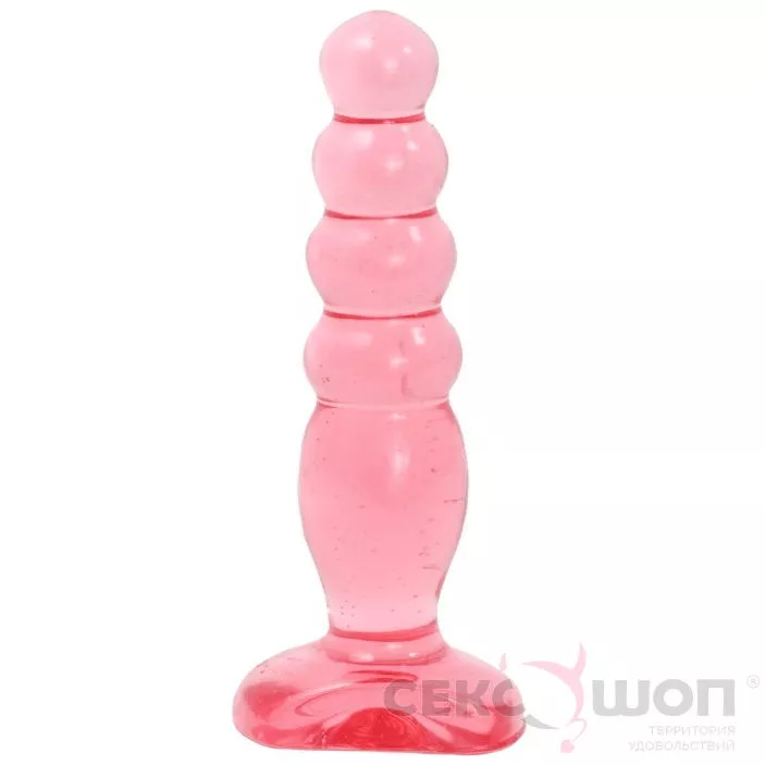 АНАЛЬНЫЕ ШАРИКИ CRYSTAL JELLIES ANAL PINK. Вид 1.