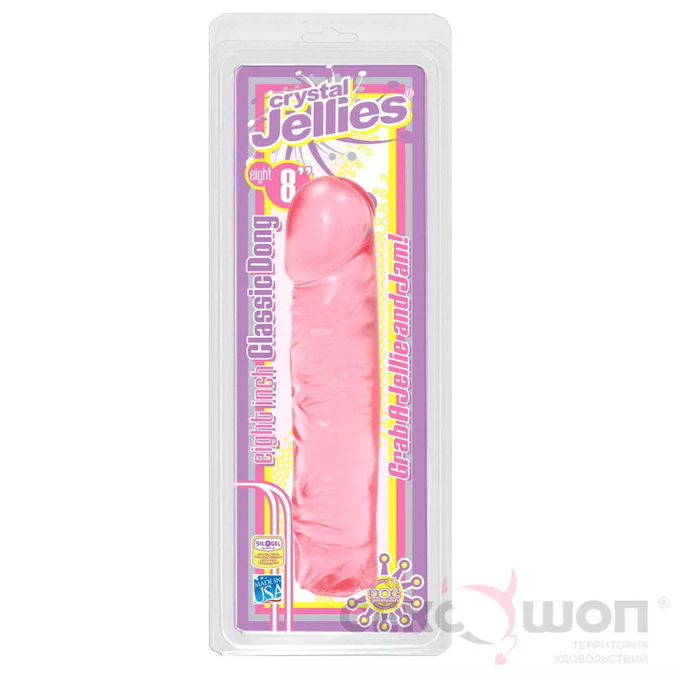 ФАЛЛОИМИТАТОР CRYSTALL JELLIES DONG 8. Вид 2.