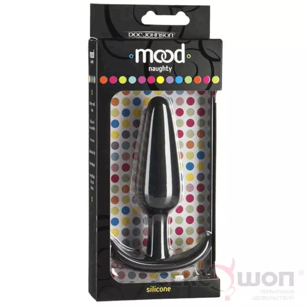 СИЛИКОНОВАЯ АНАЛЬНАЯ ПРОБКА ДЛЯ НОШЕНИЯ MOOD NAUGHTY (11,5 СМ). Вид 2.
