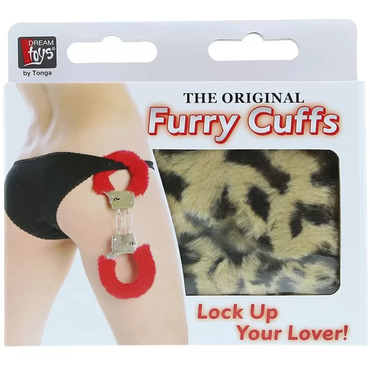 ЛЕОПАРДОВЫЕ НАРУЧНИКИ METAL HANDCUFF WITH PLUSH LEOPARD. Вид 2.