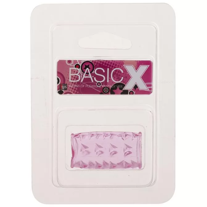 НАСАДКА НА ПЕНИС С ТРЕУГОЛЬНЫМИ ШИПАМИ BASICX TPR SLEEVE. Вид 2.