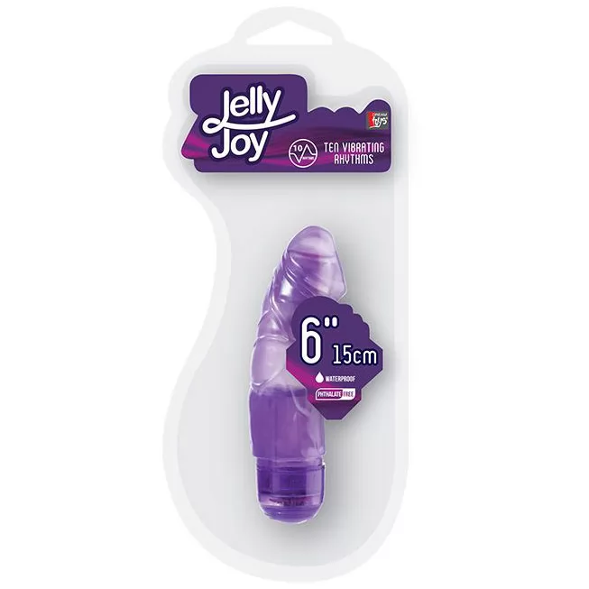 ВИБРОМАССАЖЁР JELLY JOY 6INCH 10 RHYTHMS. Вид 2.