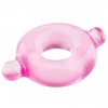 ЭРЕКЦИОННОЕ КОЛЬЦО С УШКАМИ BASICX TPR COCKRING PINK. Вид 1.