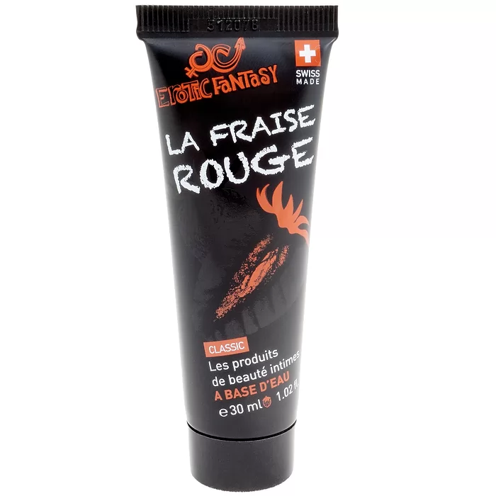 ЛУБРИКАНТ СО ВКУСОМ КЛУБНИКИ LA FRAISE ROUGE (30 МЛ). Вид 1.