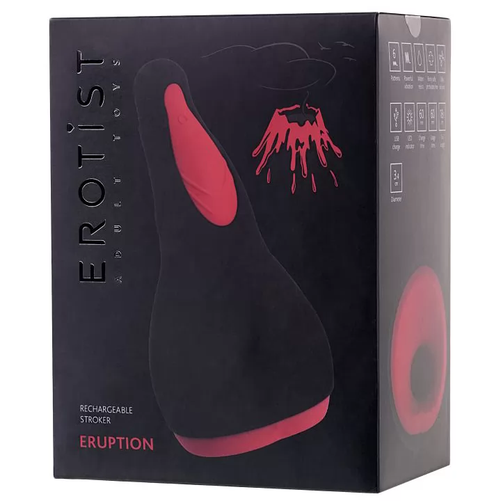 ПЕРЕЗАРЯЖАЕМЫЙ МАСТУРБАТОР EROTIST ERUPTION. Вид 9.