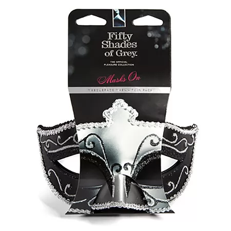 НАБОР ИЗ ДВУХ МАСКАРАДНЫХ МАСОК MASKS ON MASQUERADE. Вид 2.