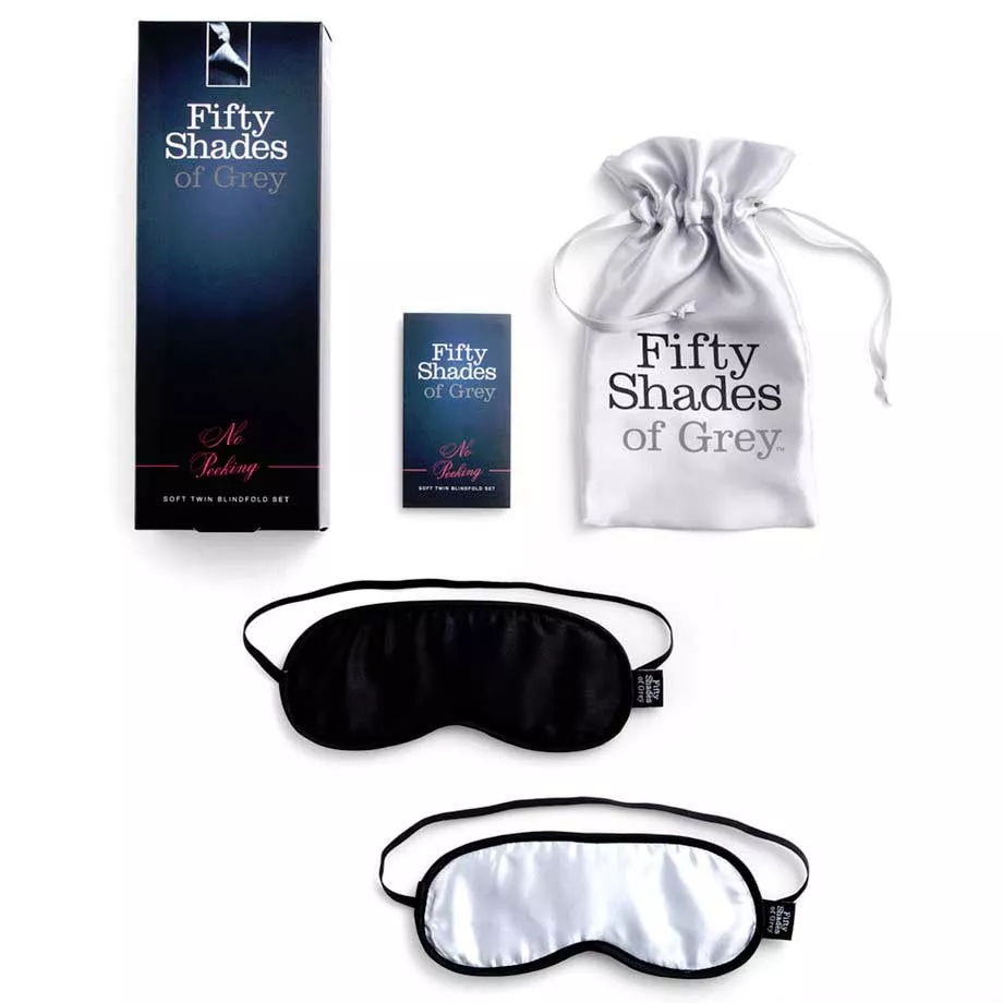 НАБОР ИЗ ДВУХ МАСОК НА ГЛАЗА SOFT BLINDFOLD TWIN PACK. Вид 2.