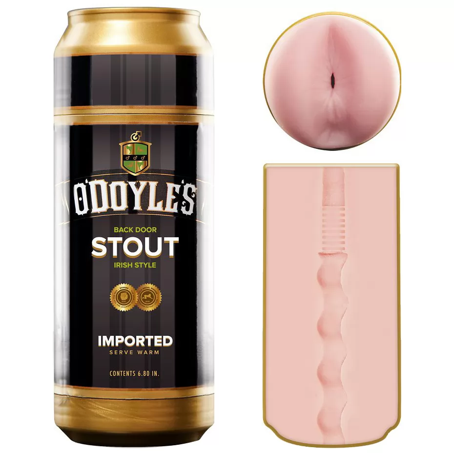 НЕОБЫЧНЫЙ МАСТУРБАТОР АНУС В БАНКЕ FLESHLIGHT O’DOYLE’S STOUT. Вид 1.